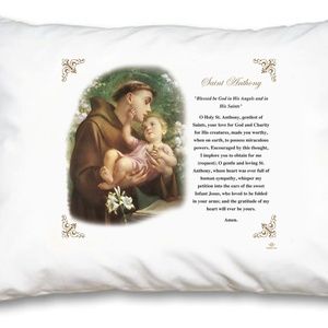 St Anthony Pillow Case - English Prayer
